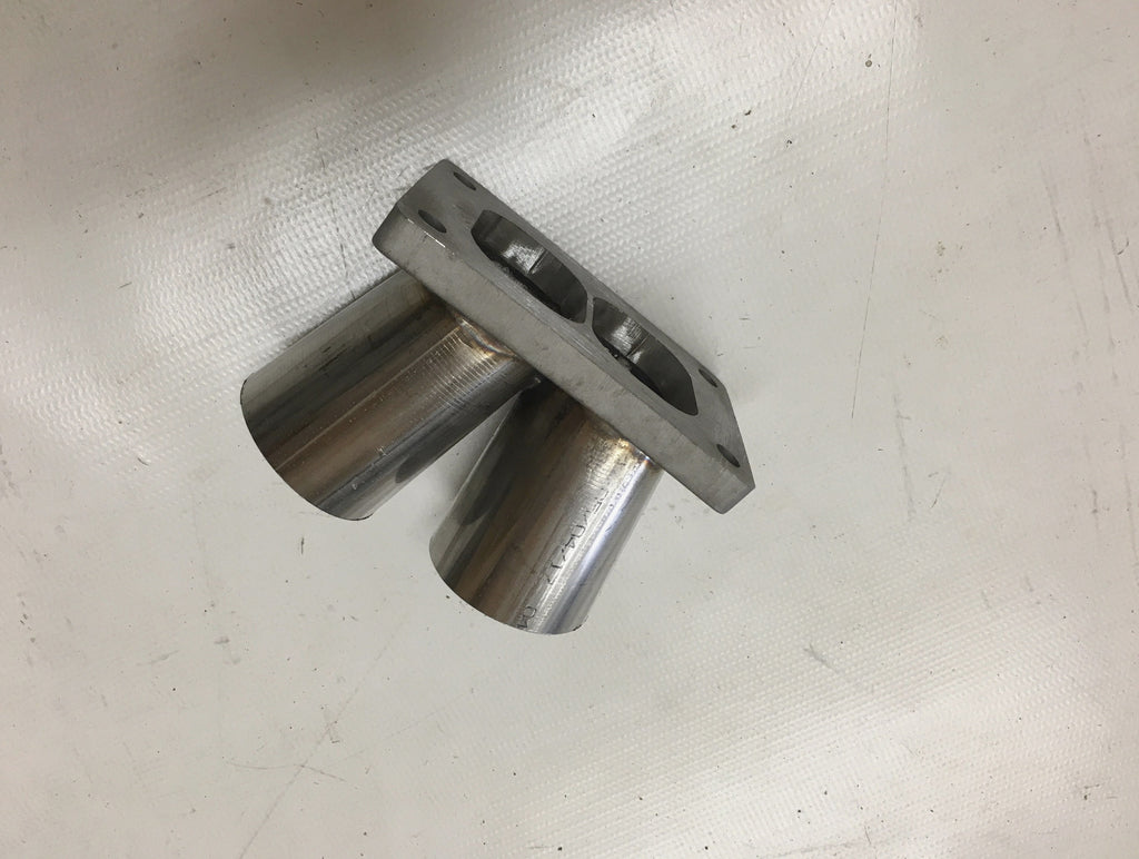TO6 Divided Turbo Mount Flange — flange face profile showing precision-machined sealing surface