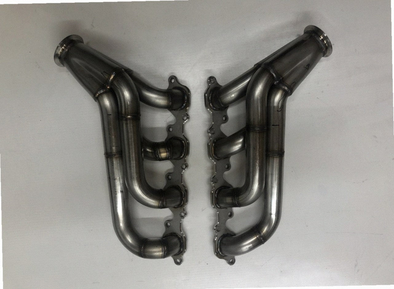 7.3 Godzilla Swap Turbo Headers — detail of crossover pipe, flex bellow, or starter downpipe