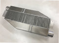 Single Turbo Intercooler 1800 HP — fabricated aluminum bar-and-plate intercooler core with TIG-welded end tanks