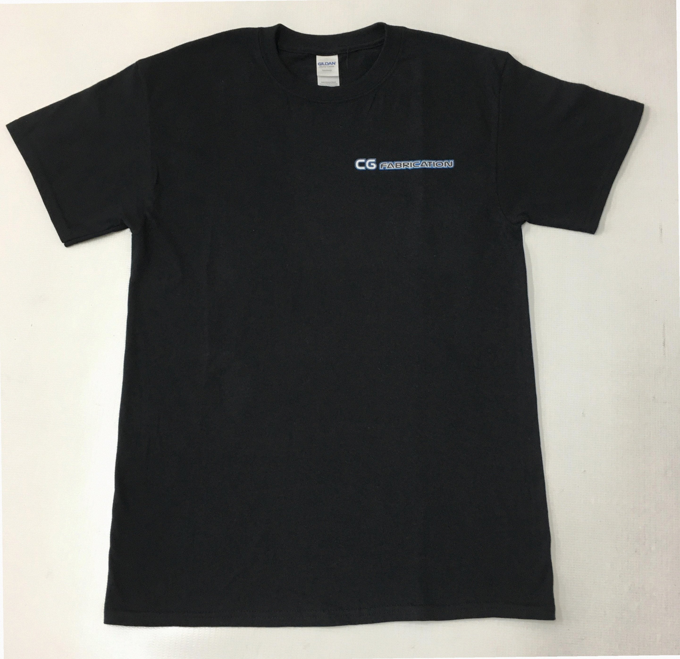 T-Shirt — alternate view of CG Fabrication t-shirt design