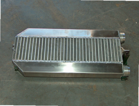 94/95 Intercooler Kit — hot-side intercooler piping with mandrel bends and silicone couplers