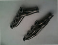 5.4 4V Lightning Turbo Headers — facing-forward tubular turbo headers in mild steel with V-band flanges and CNC head flanges