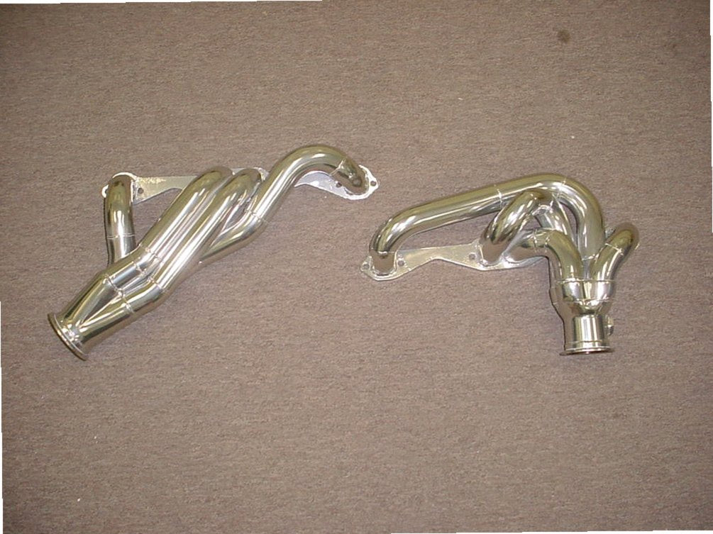 Camaro LT-1 Turbo Kit — passenger-side header with V-band flange and merge collector
