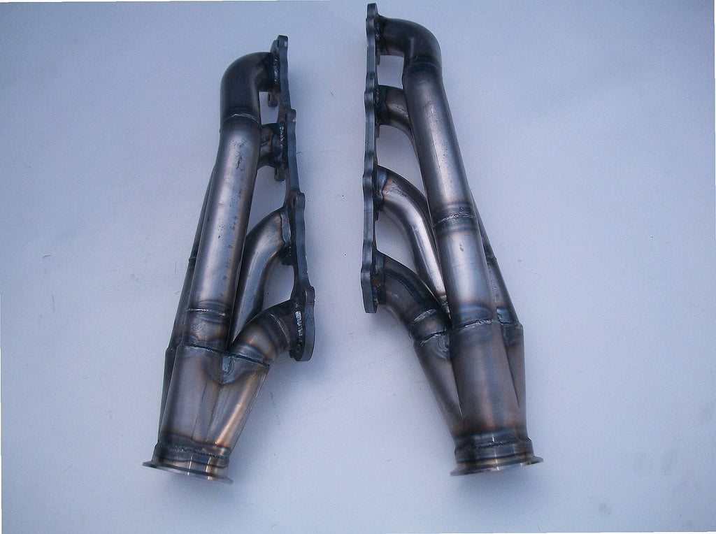 5.4 4V Racing Headers — passenger-side header with V-band flange and merge collector